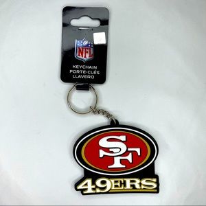 NFL San Francisco 49ers Rubber Keychain